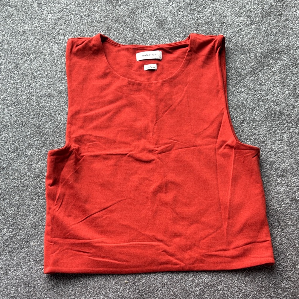 Babaton Vibrant Red Muscle Tee